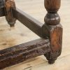 M-6644 Antique 18th Century Oak Side Table (1)