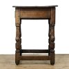 M-6644 Antique 18th Century Oak Side Table (4)
