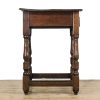 M-6644 Antique 18th Century Oak Side Table (6)