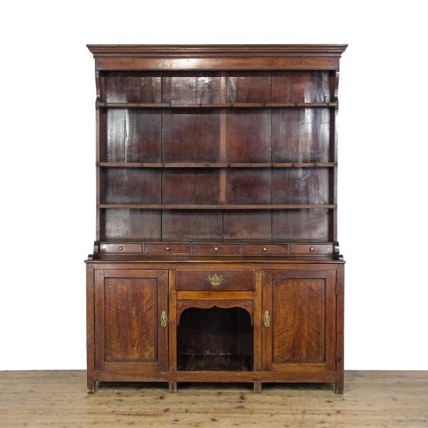 M-6646 Antique 19th Century Oak Pembrokeshire Welsh Dresser (1 (8)
