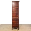 M-6653 Antique Large Oak Linen Press Cupboard (12)