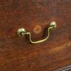 M-6653 Antique Large Oak Linen Press Cupboard (3)