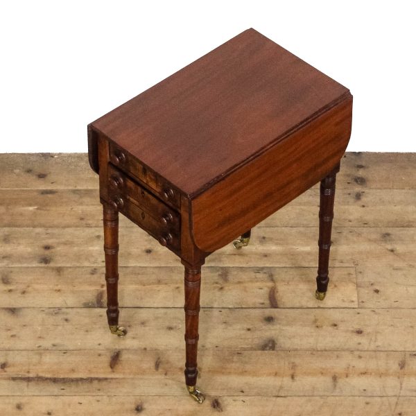 M-6658 Antique Victorian Mahogany Worktable (12)