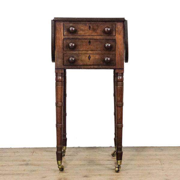 M-6658 Antique Victorian Mahogany Worktable (7)