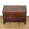 M-6662 Antique 18th Century Oak Coffer on Stand (13)