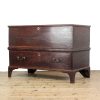 M-6662 Antique 18th Century Oak Coffer on Stand (9)