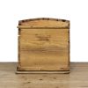 M-6664 Antique Pine Domed Top Trunk (4)