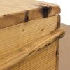 M-6664 Antique Pine Domed Top Trunk (7)