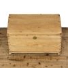 M-6664 Antique Pine Domed Top Trunk (8)