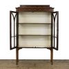 M-6671 Antique Edwardian Mahogany Glass Cabinet (1)