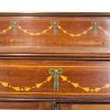 M-6671 Antique Edwardian Mahogany Glass Cabinet (12)