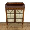 M-6671 Antique Edwardian Mahogany Glass Cabinet (5)