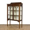 M-6671 Antique Edwardian Mahogany Glass Cabinet (6)
