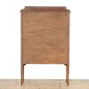 M-6671 Antique Edwardian Mahogany Glass Cabinet (8)