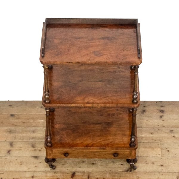 M-6677 Antique Victorian Walnut Whatnot (3)