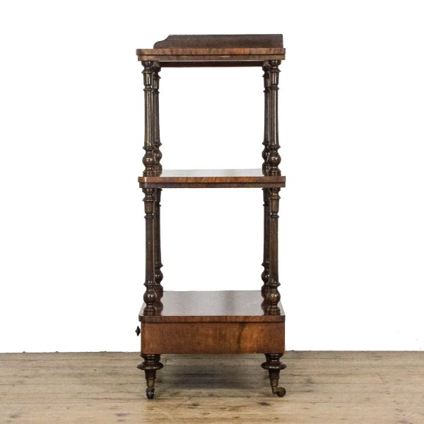 M-6677 Antique Victorian Walnut Whatnot (4)
