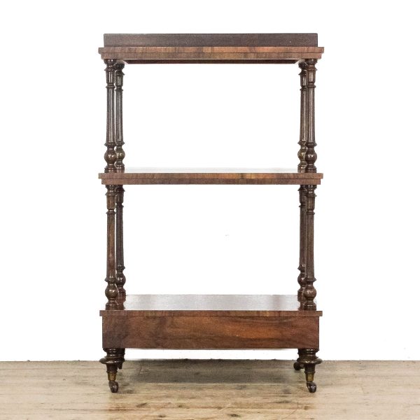 M-6677 Antique Victorian Walnut Whatnot (5)
