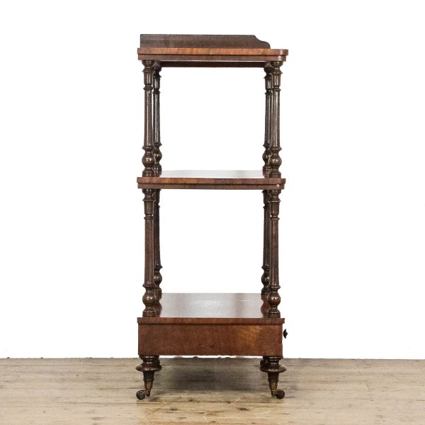 M-6677 Antique Victorian Walnut Whatnot (6)