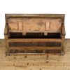 M-6680 Rustic Pine Settle with Drawers (1)