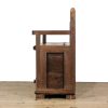 M-6680 Rustic Pine Settle with Drawers (8)