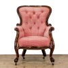 M-6709 Antique Victorian Upholstered Armchair (2)