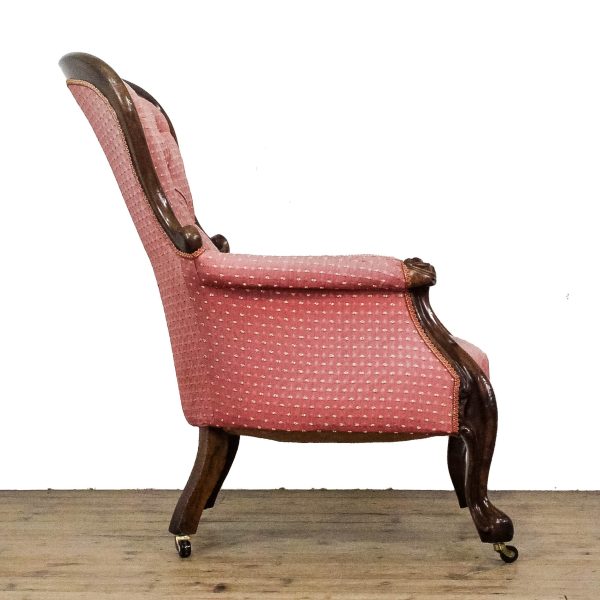 M-6709 Antique Victorian Upholstered Armchair (6)
