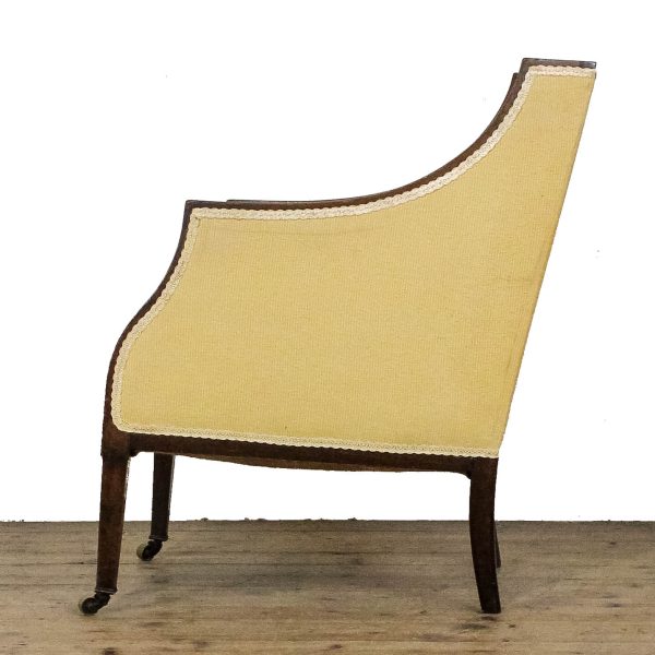 M-6710 Antique Edwardian Upholstered Armchair (4)