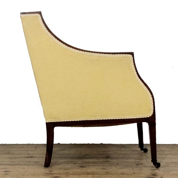 M-6710 Antique Edwardian Upholstered Armchair (6)