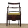 M-5411 Antique Georgian Mahogany Commode Chair (4)