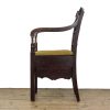 M-5411 Antique Georgian Mahogany Commode Chair (6)