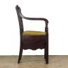 M-5411 Antique Georgian Mahogany Commode Chair (8)