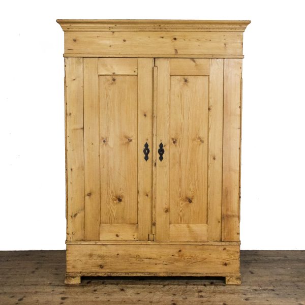 M-6614 19th Century Knockdown Pine Wardrobe (1)