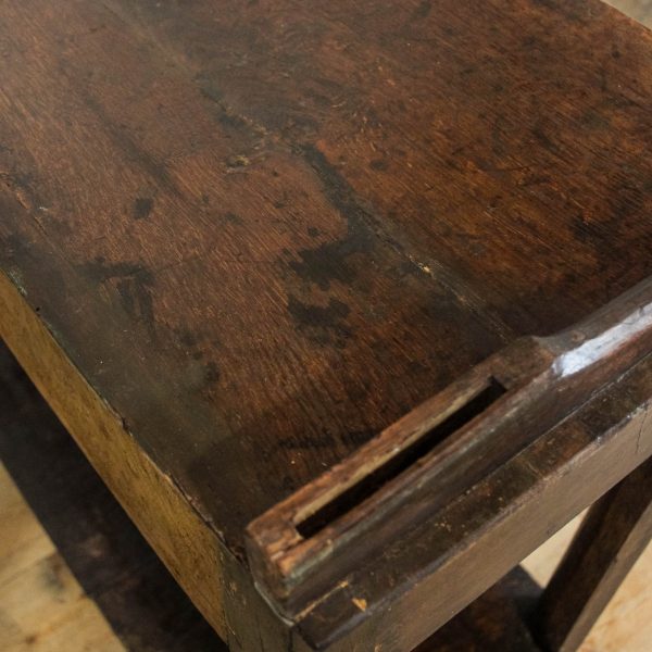 M-6654A Antique South Wales Oak Dresser Base (10)