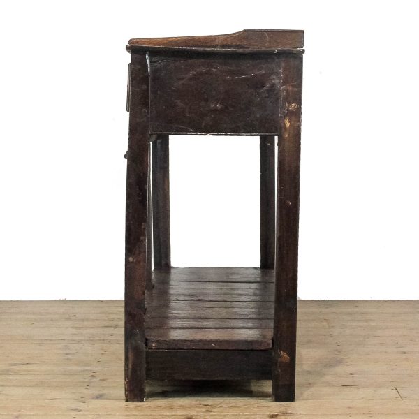 M-6654A Antique South Wales Oak Dresser Base (5)