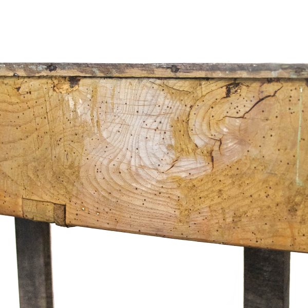 M-6654A Antique South Wales Oak Dresser Base (7)