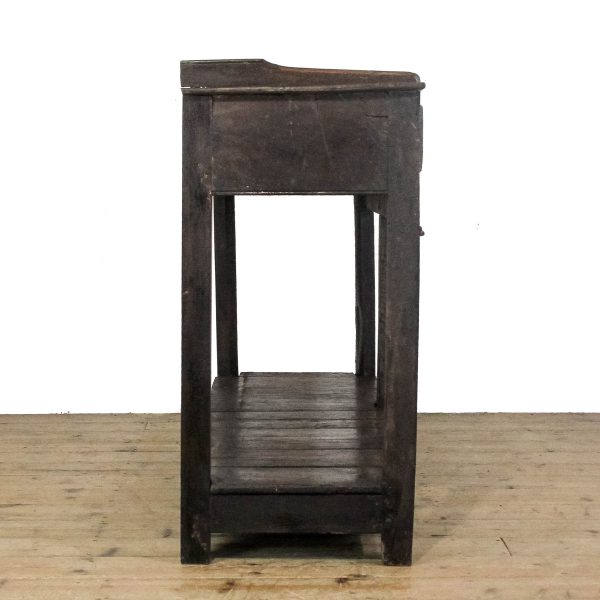 M-6654A Antique South Wales Oak Dresser Base (8)