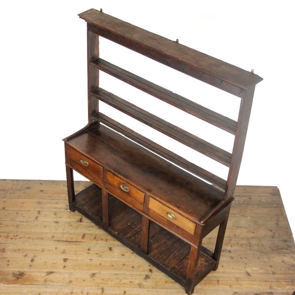 M-6654B Antique South Wales Oak Dresser (3)