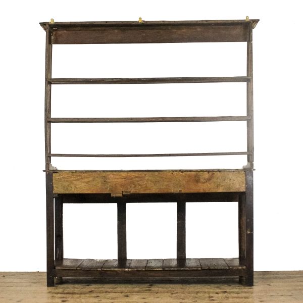 M-6654B Antique South Wales Oak Dresser (8)