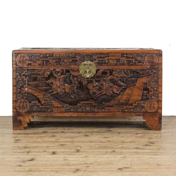 M-6678 20th Century Camphor Wood Trunk (2)