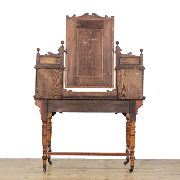 M-6686 Antique Edwardian Pine Dressing Table (4)