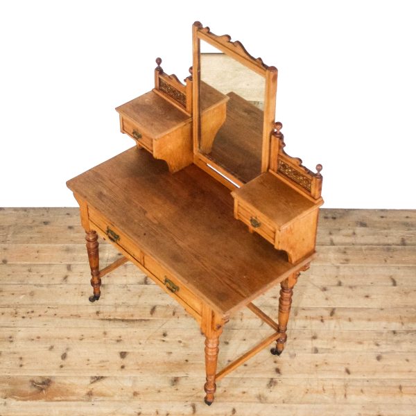 M-6686 Antique Edwardian Pine Dressing Table (9)