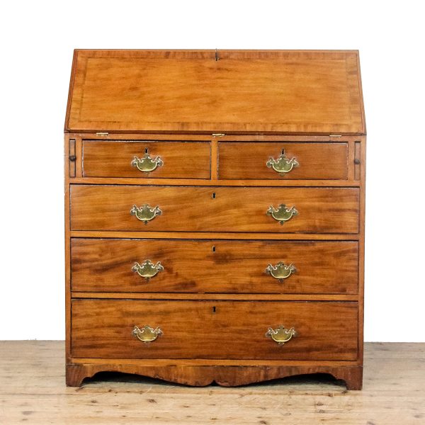 M-6694 Antique Walnut Bureau (4)
