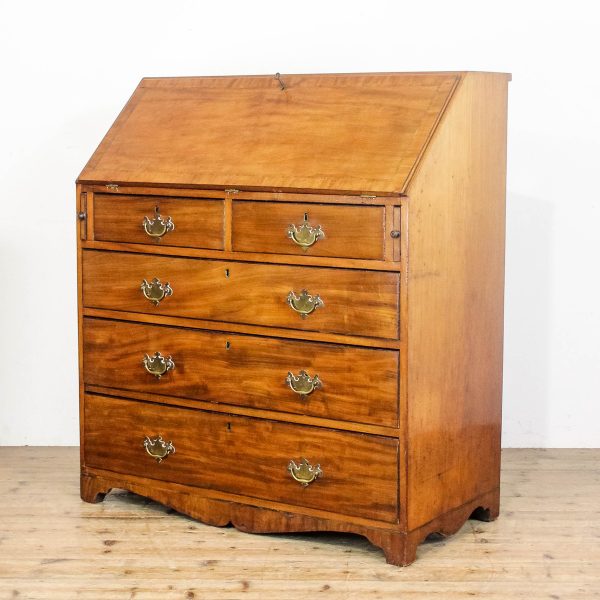M-6694 Antique Walnut Bureau (5)