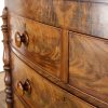M-6698 Antique Victorian Mahogany Bow Front Chest of Drawers (11)