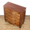 M-6698 Antique Victorian Mahogany Bow Front Chest of Drawers (4)