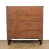 M-6698 Antique Victorian Mahogany Bow Front Chest of Drawers (6)