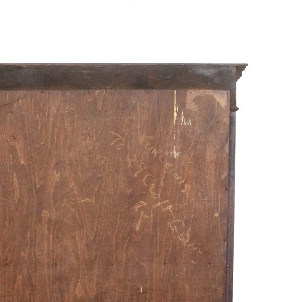 M-6705 Antique Edwardian Glass Display Cabinet (8)