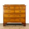 M-6714 Antique Victorian Walnut and Mahogany Chest of Drawer