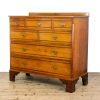 M-6714 Antique Victorian Walnut and Mahogany Chest of Drawer (3)