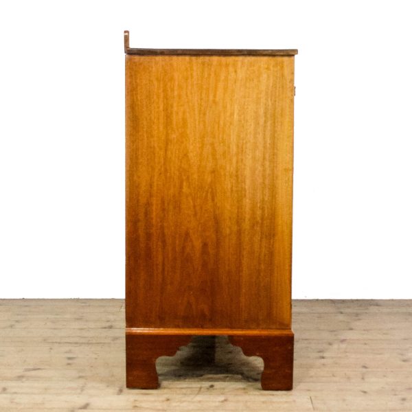 M-6714 Antique Victorian Walnut and Mahogany Chest of Drawer 8